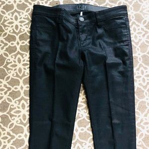 Ann Taylor LOFT Black Sateen Denim Leggings. Jeans